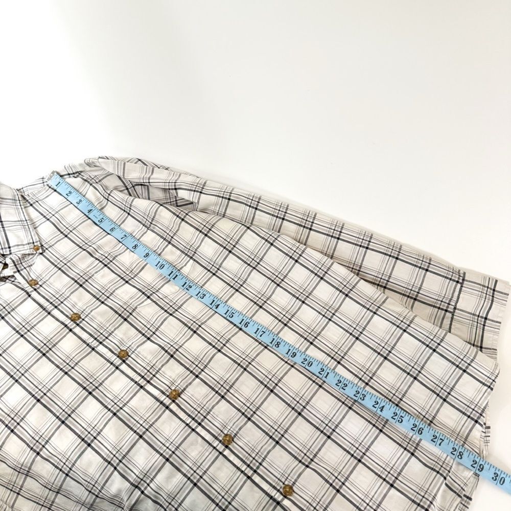 🍋 Wrangler • Men’s Plaid Wrinkle-Resist Long-Sleeve Shirt L - Picture 4 of 4